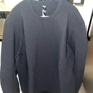 Black Lululemon Textured Crewneck Sweater - Brand New!